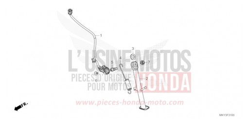 BEQUILLE LATERALE CB650RAP de 2023